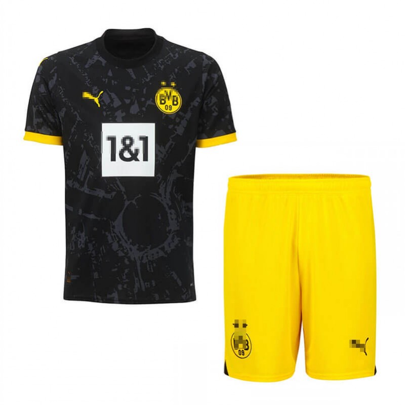 Camiseta Borussia Dortmund Away 2023/2024 Niño Kit
